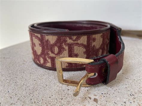 CHRISTIAN DIOR CINTURA UOMO MEN BELT VINTAGE .